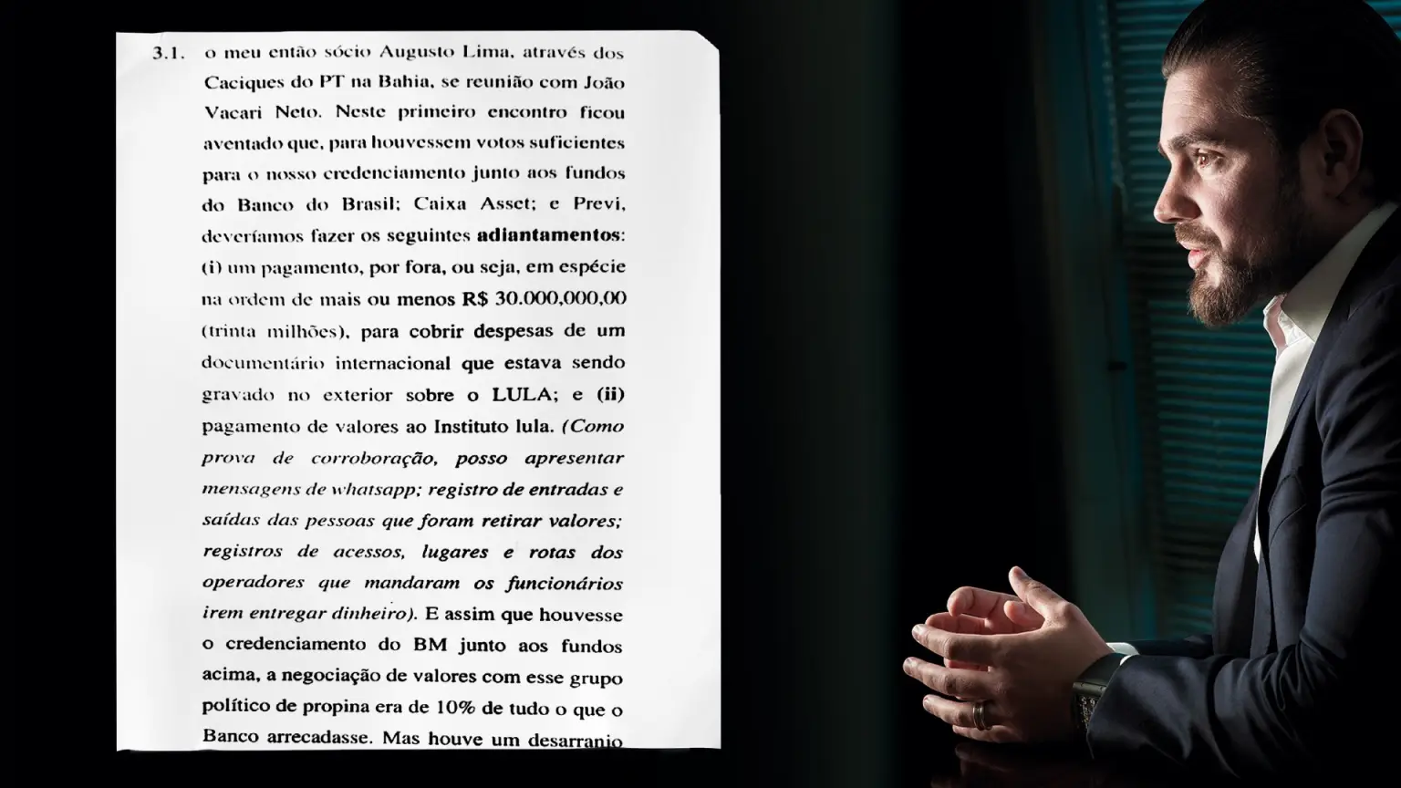 Daniel Vorcaro Revela Pagamento em Dinheiro Vivo para Filme de Lula e Esquema com Padilha e Vaccari por Fundos de Pensão